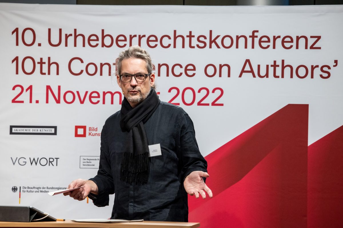 Matthias Hornschuh @ 10. Urheberrechtskonferenz der IU 2022